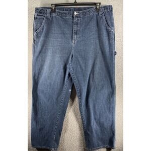 Craftsman Jeans Men's 44x32 Blue 100%‎ Cotton Carpenter Gorpcore Work Outdoors